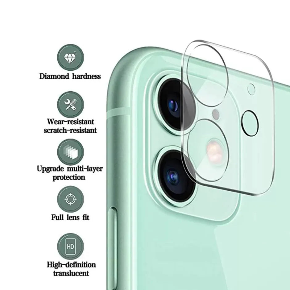 Protection Caméra iPhone 15 / 15 Pro / 15 Pro Max / 16 / 16 Pro / 16 Pro Max – Verre Trempé 9H Ultra Résistant, Anti-Rayure & Haute Transparence