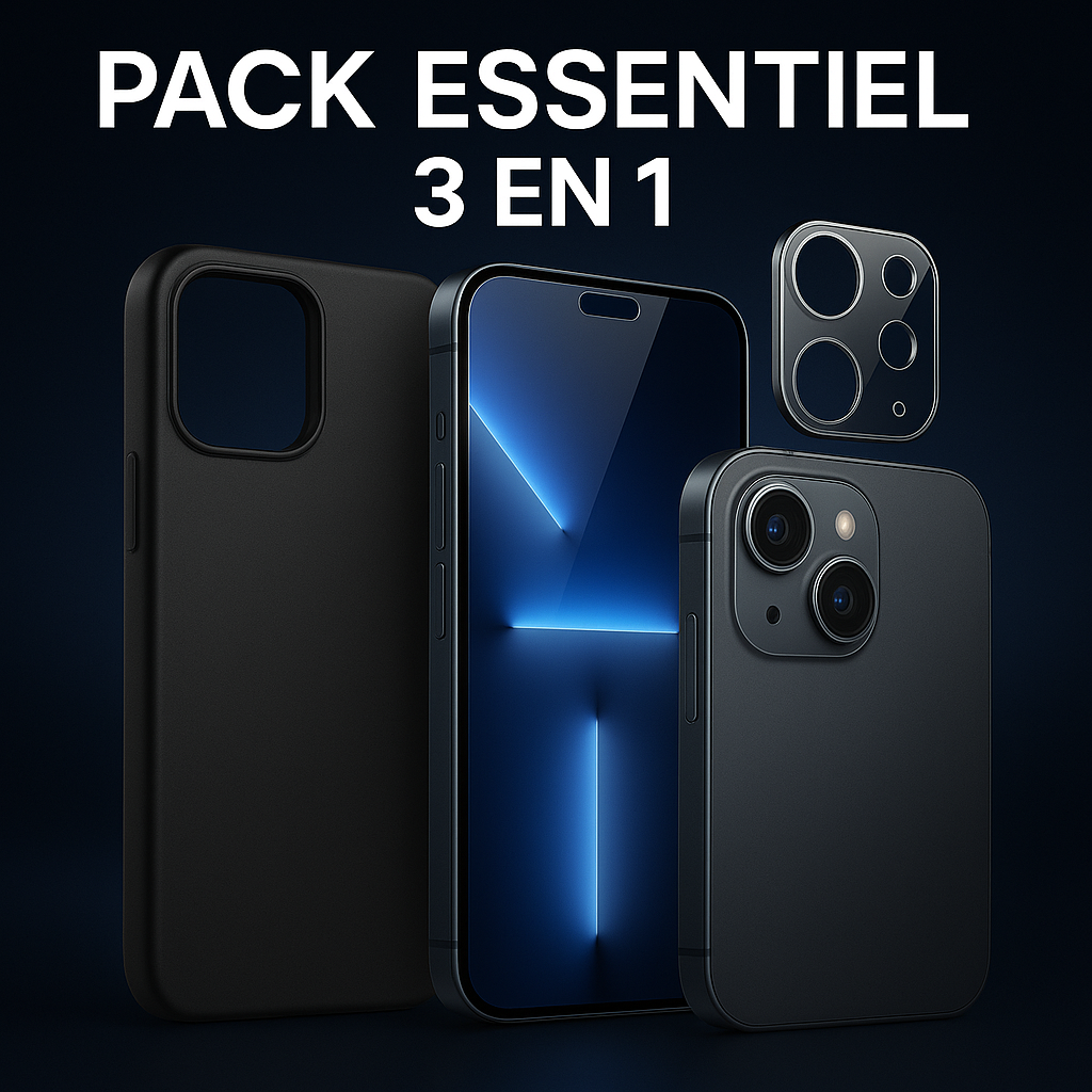 PACK ESSENTIEL IPHONE 17 -17 PRO - 17 AIR - 17 PRO MAX