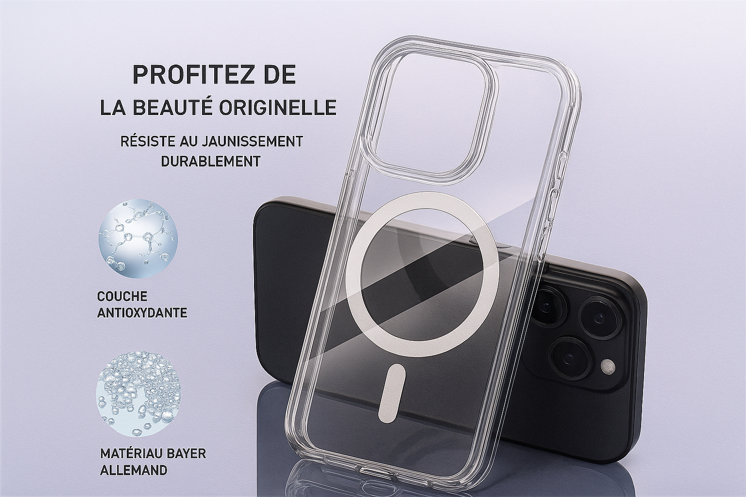 Coque MagSafe iPhone 14 / 16 – Anti-Choc Rigide & Magnétique Premium