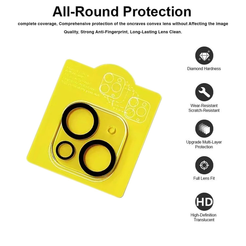 Protection Caméra iPhone 15 / 15 Pro / 15 Pro Max / 16 / 16 Pro / 16 Pro Max – Verre Trempé 9H Ultra Résistant, Anti-Rayure & Haute Transparence